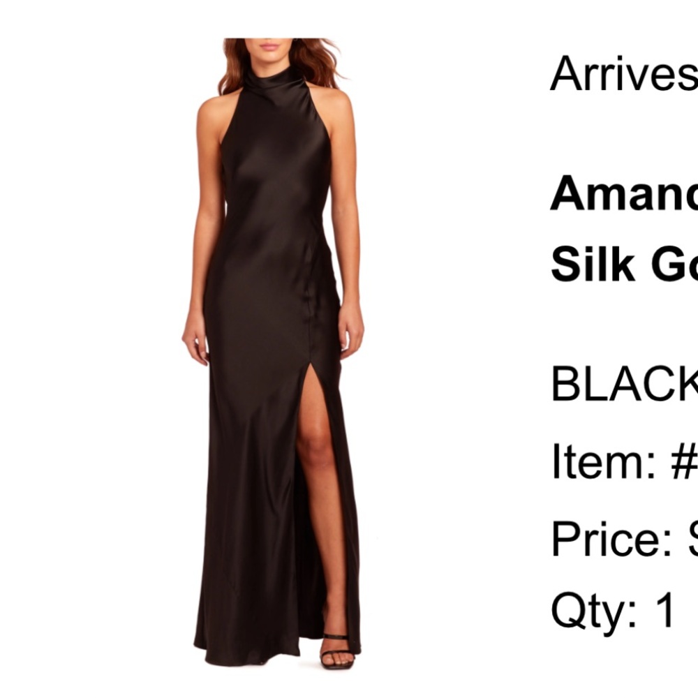 Amanda Uprichard Stanford Halterneck Gown